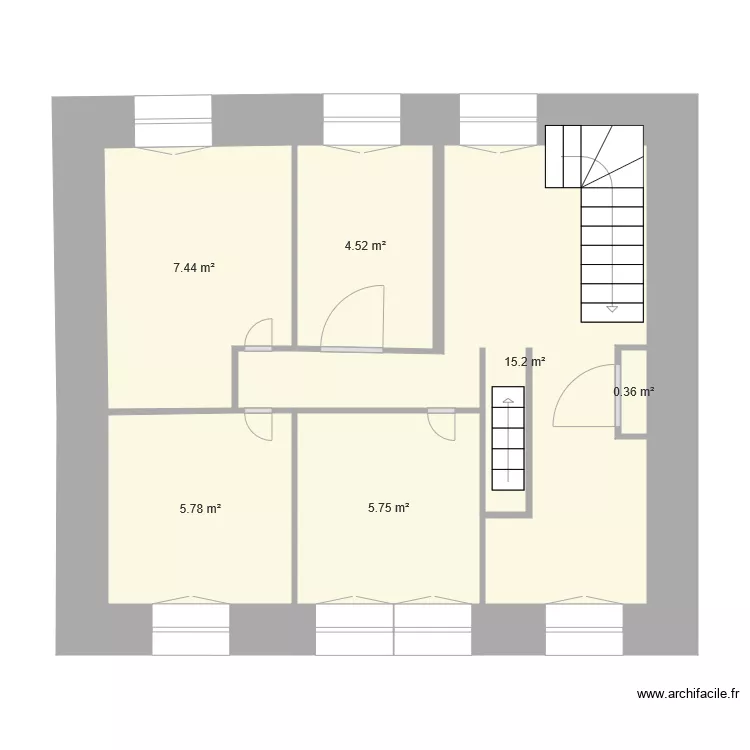 2019 11 16 Maison Etage. Plan de 