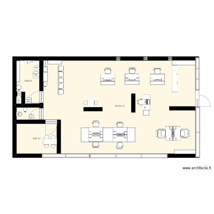 1aa. Plan de 0 pièce et 0 m2