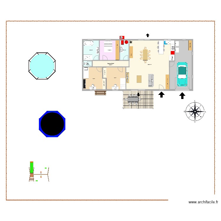 MAISON DROITE FONTAINE reduit. Plan de 0 pièce et 0 m2