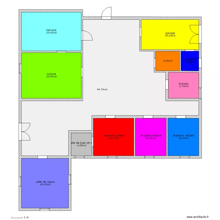5&egrave;me g exinard matnise. Plan de 