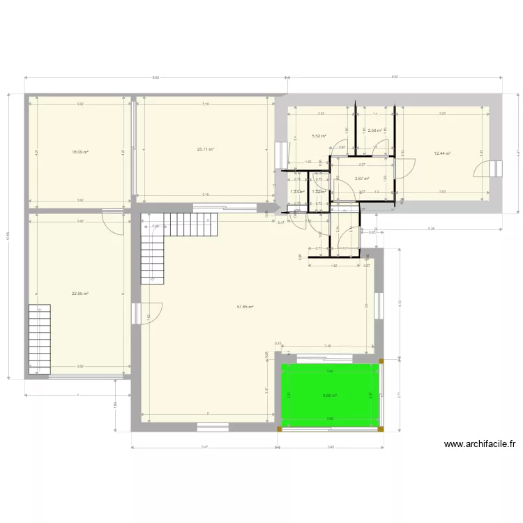 Maison V02. Plan de 