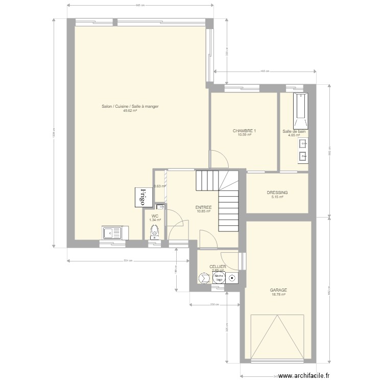 last chance 8 RDC sans meubles. Plan de 0 pièce et 0 m2