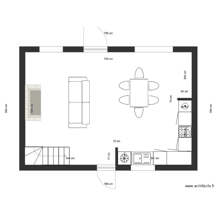 Alain RDC FUTUR. Plan de 0 pièce et 0 m2