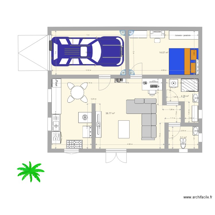 Amo REZ DE CHAUSSEE. Plan de 0 pièce et 0 m2