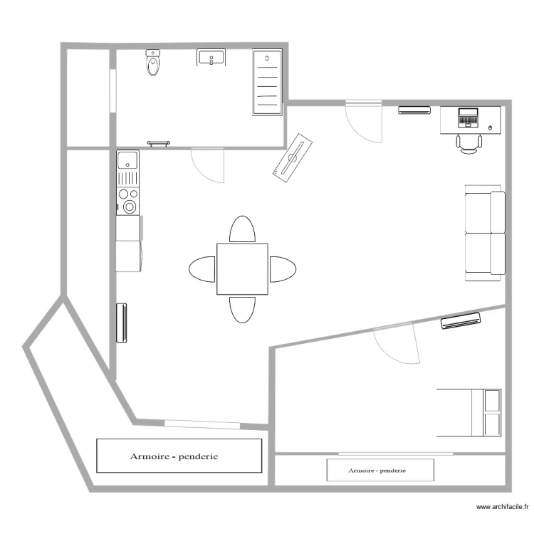 studio 4 projet Famille jacques. Plan de studio 4 projet Famille jacques. Plan de
