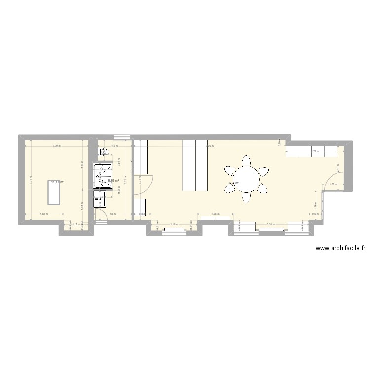 Grenier. Plan de 0 pièce et 0 m2