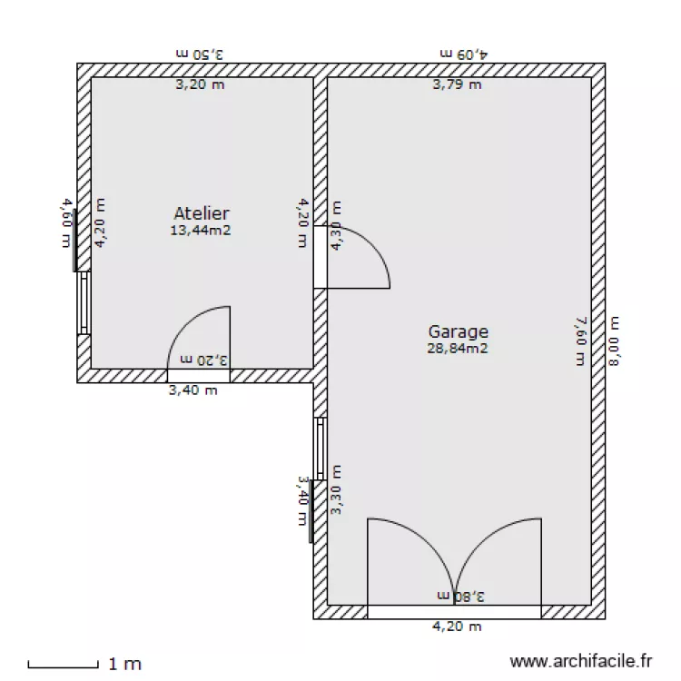 Garage 2. Plan de Garage 2. Plan de