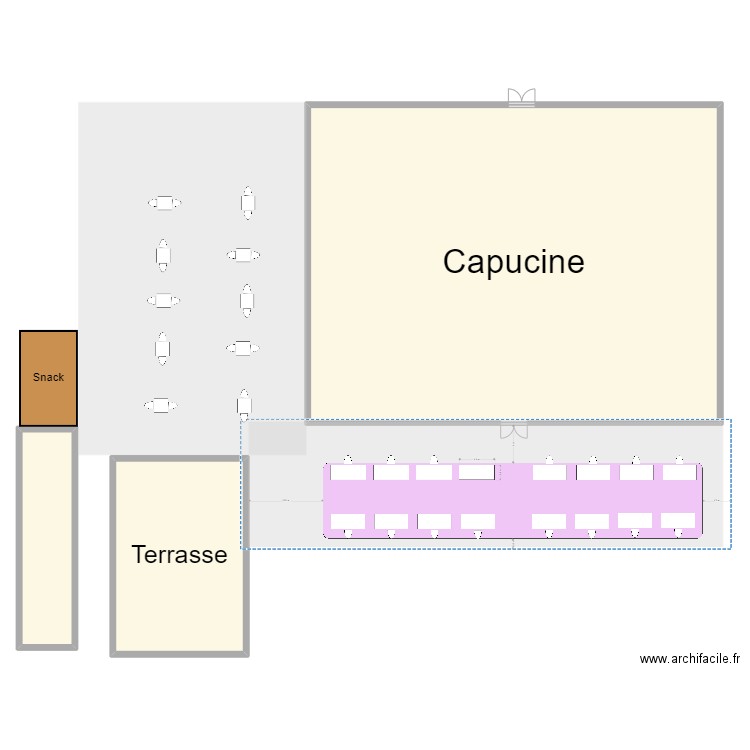 cat. Plan de 3 pièces et 452 m2