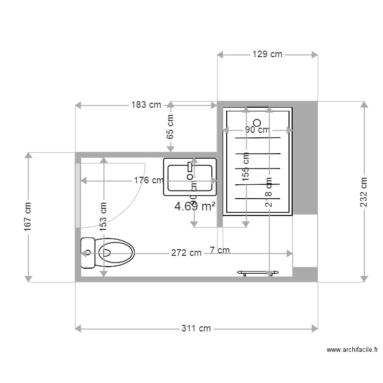 sdb2. Plan de 0 pièce et 0 m2