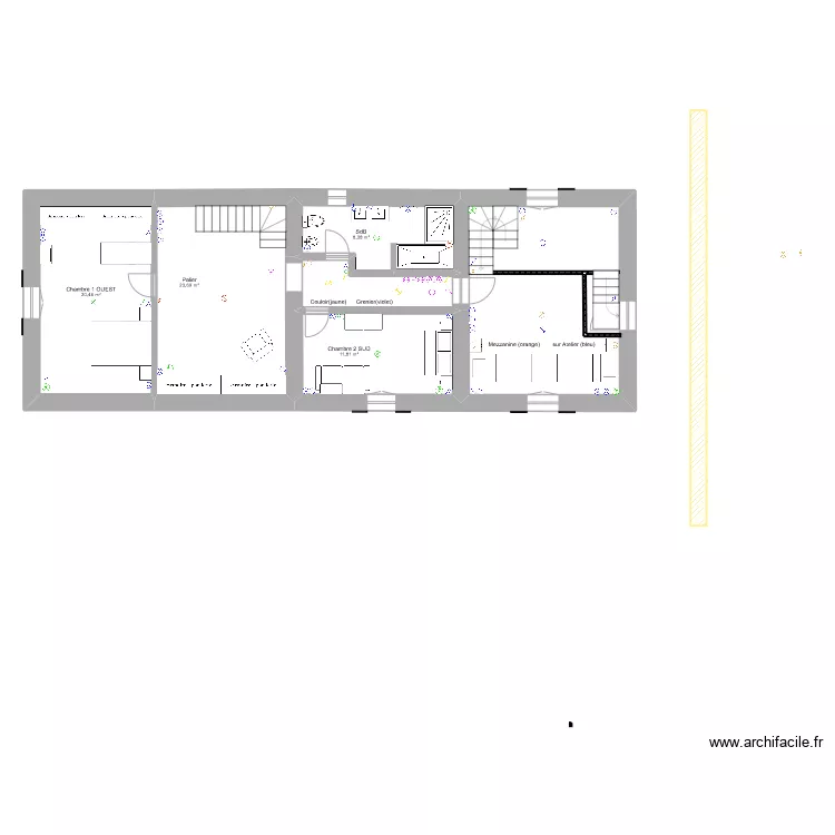 ETAGE. Plan de 