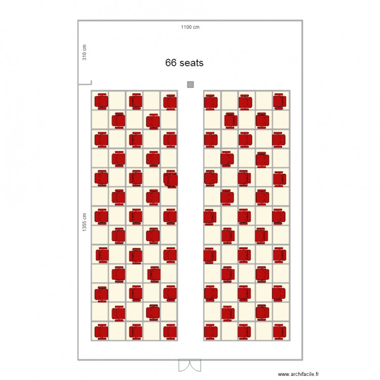 salle 3eme etage. Plan de 0 pièce et 0 m2