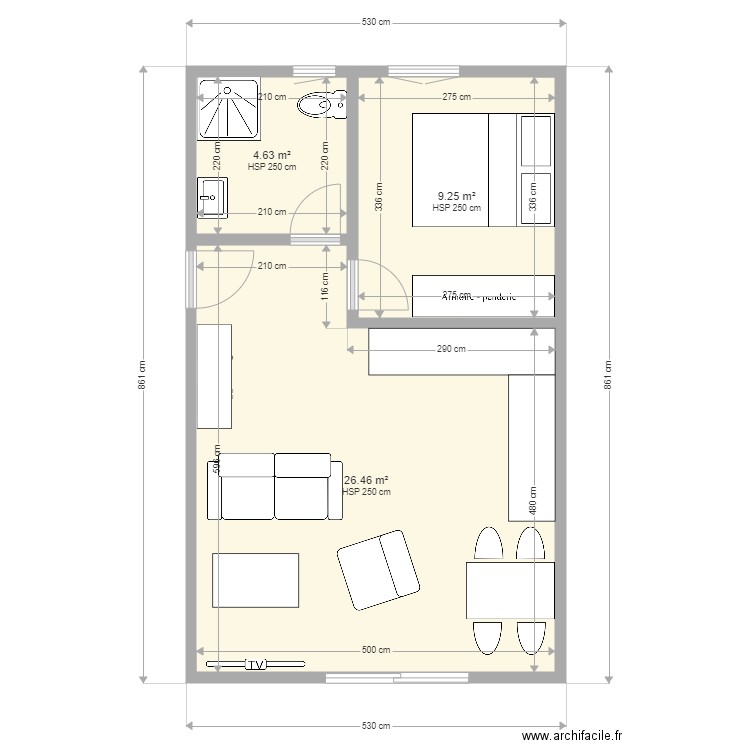 Maison loc 2. Plan de 0 pièce et 0 m2