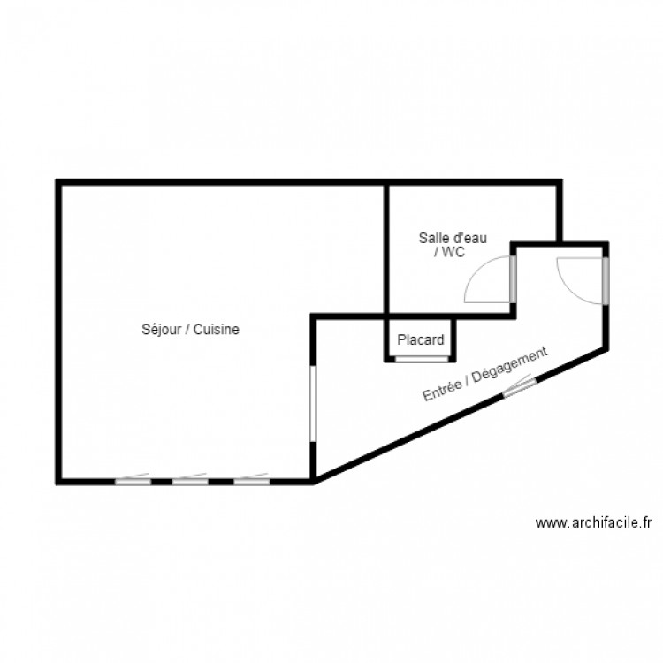 DELALANDE LE RHEU. Plan de 0 pièce et 0 m2