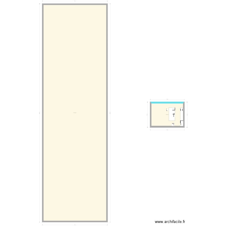 casa almendros. Plan de 2 pièces et 751 m2