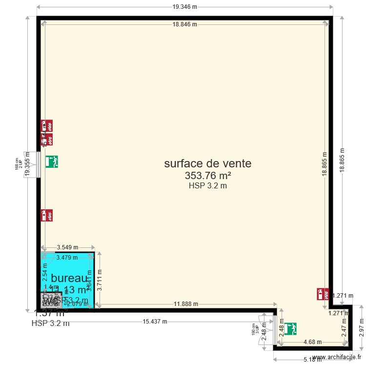 Strock privé 27 à  29 av Pasteur 60800 Crépy en Valois. Plan de 0 pièce et 0 m2