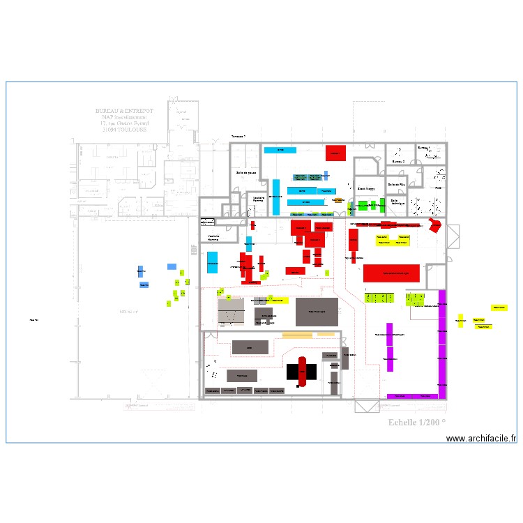 V cochon. Plan de 0 pièce et 0 m2