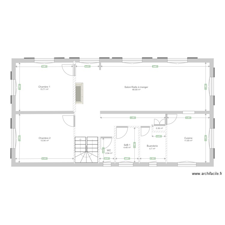 Plan RDC 6B rte Marolles Santeny. Plan de 0 pièce et 0 m2