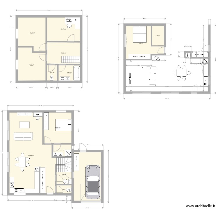 maison. Plan de 0 pièce et 0 m2