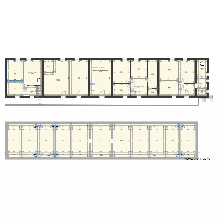 &eacute;tage mairie sbg. Plan de 