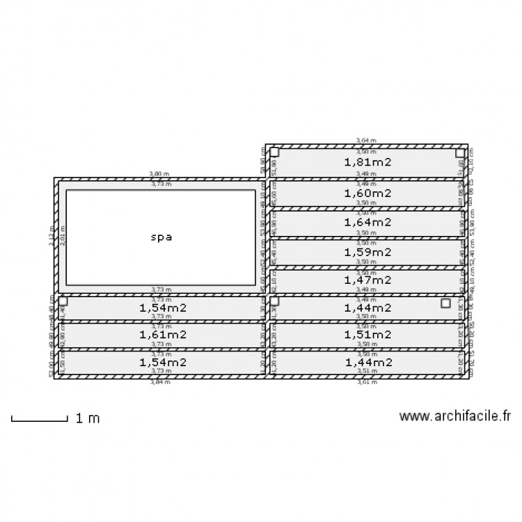 gitage terrasse. Plan de 0 pièce et 0 m2