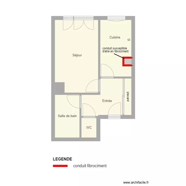 Appartement 5e Etage. Plan de 