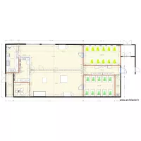 creche 21 avec 21 enfants bureau int&eacute;rieur et passageJMV