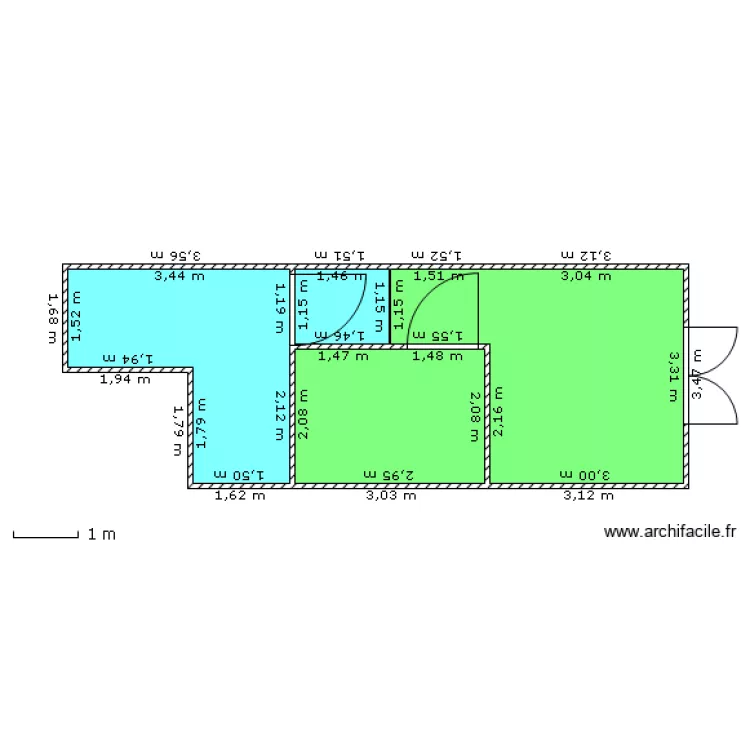 Local marina mairie. Plan de Local marina mairie. Plan de