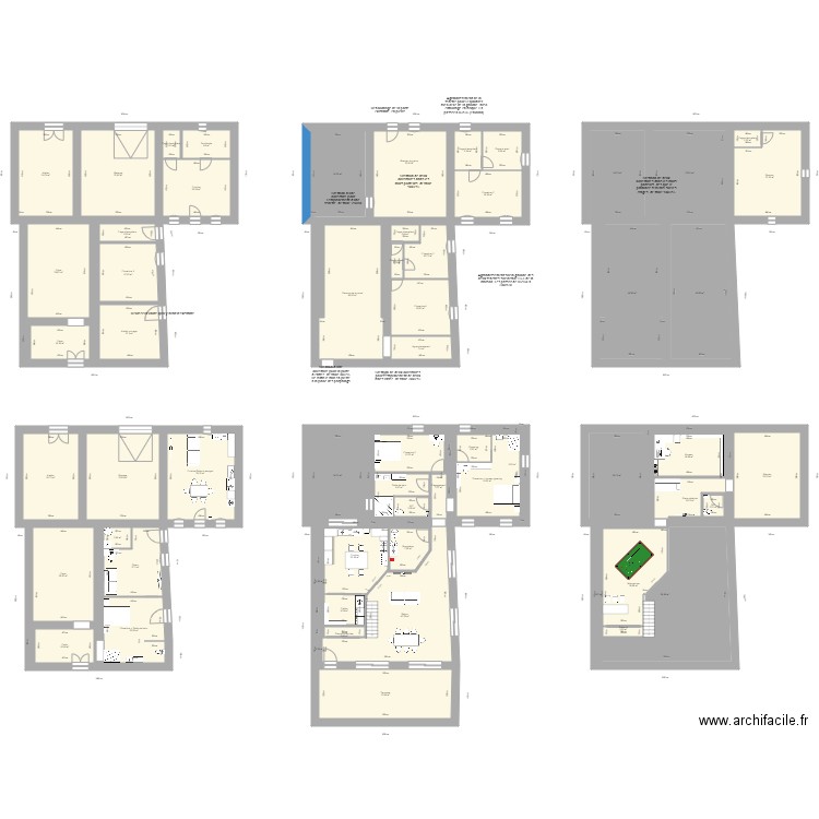 1er étage que nous souhaitons . Plan de 0 pièce et 0 m2