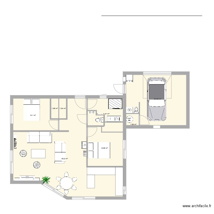 Plan Maison Mamido. Plan de 0 pièce et 0 m2