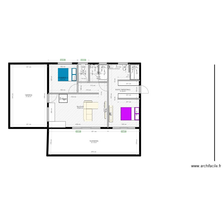 ETIENNE. Plan de 7 pièces et 116 m2