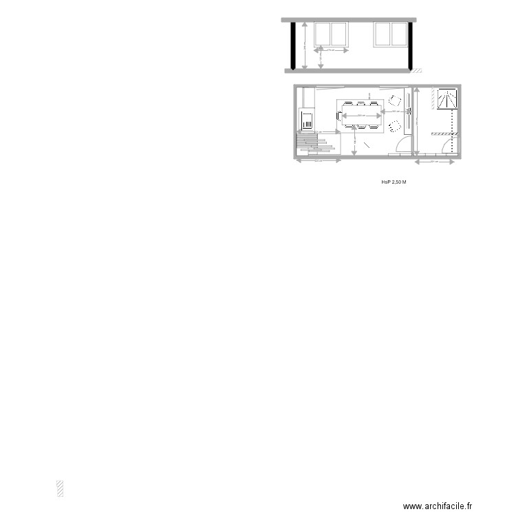 SHOW ROOM bureau . Plan de 0 pièce et 0 m2