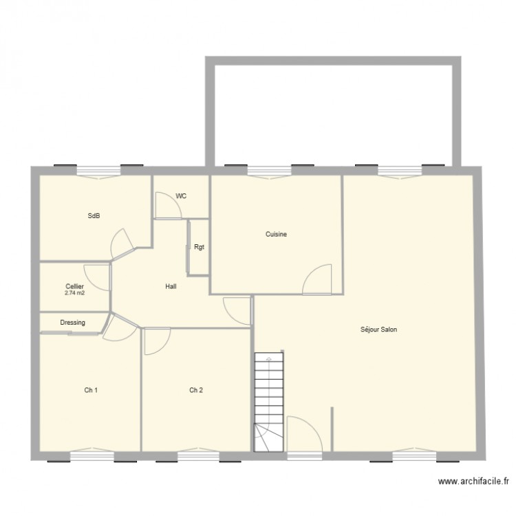 Maison IDA Etage. Plan de 0 pièce et 0 m2