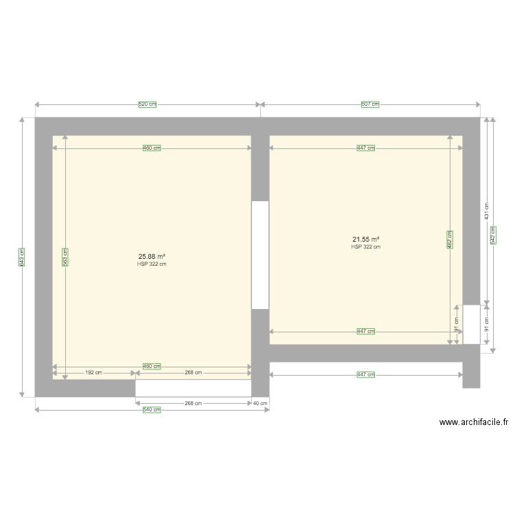 RDC. Plan de 0 pièce et 0 m2