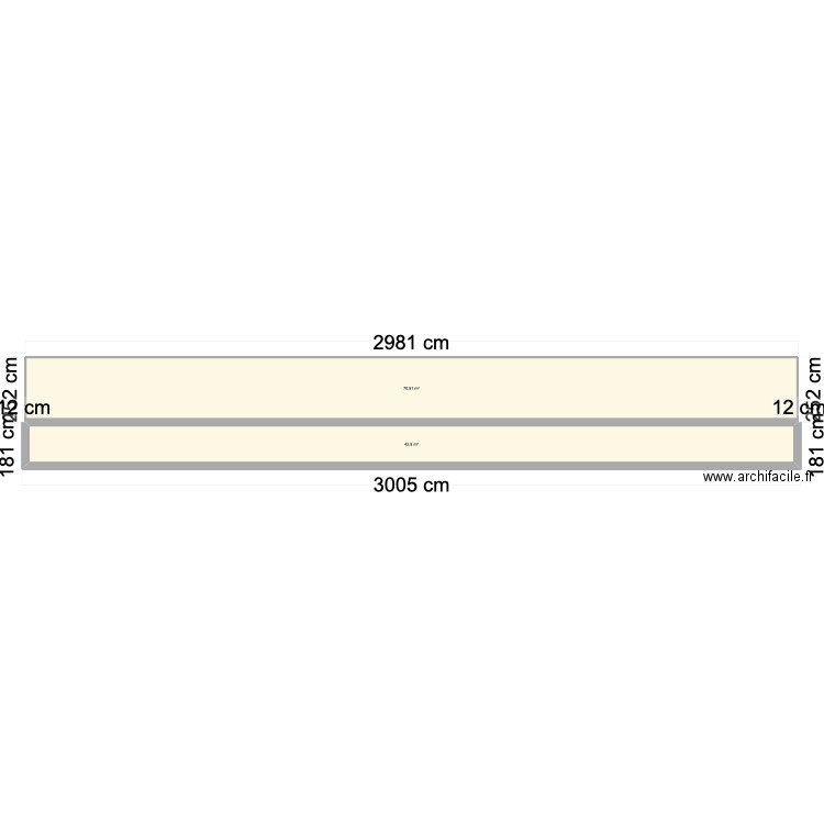 plan bâtiment logette génisses. Plan de 0 pièce et 0 m2