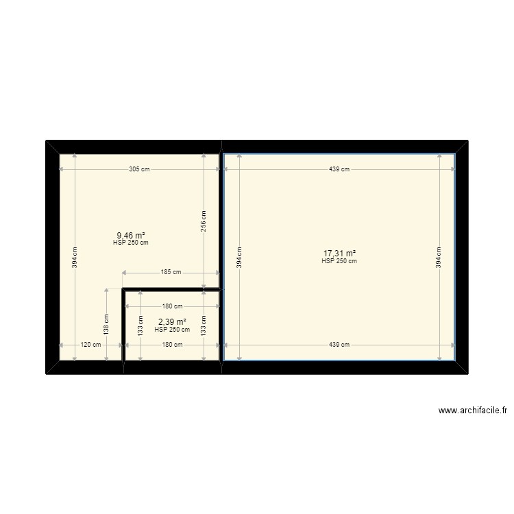 PLAN VILLEJUIF. Plan de 3 pièces et 29 m2