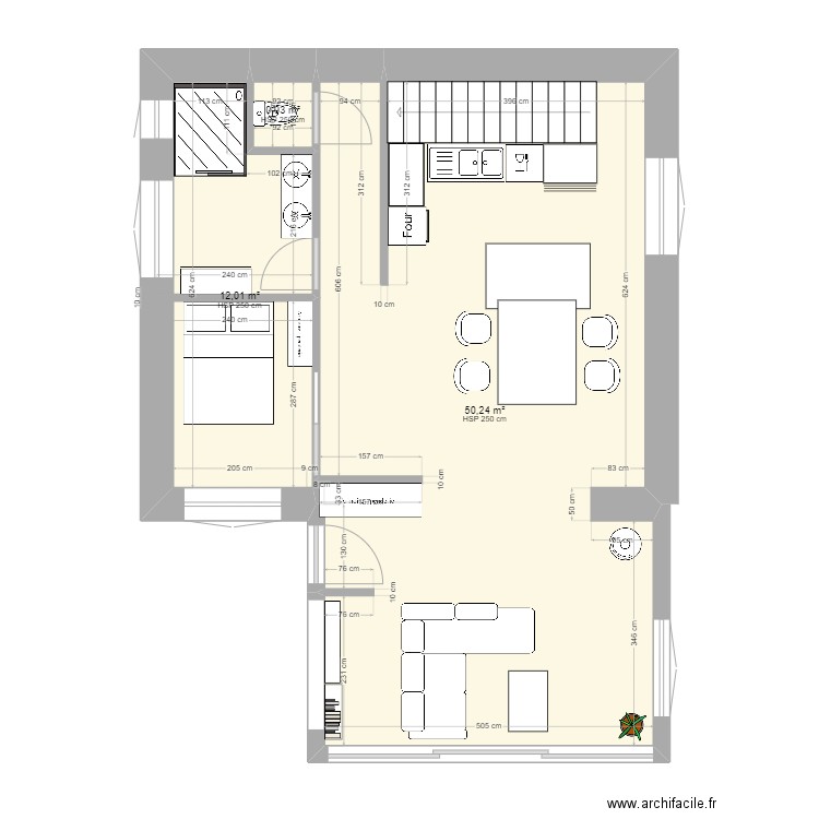 RDC Project GOFFIC sans jardin. Plan de 0 pièce et 0 m2