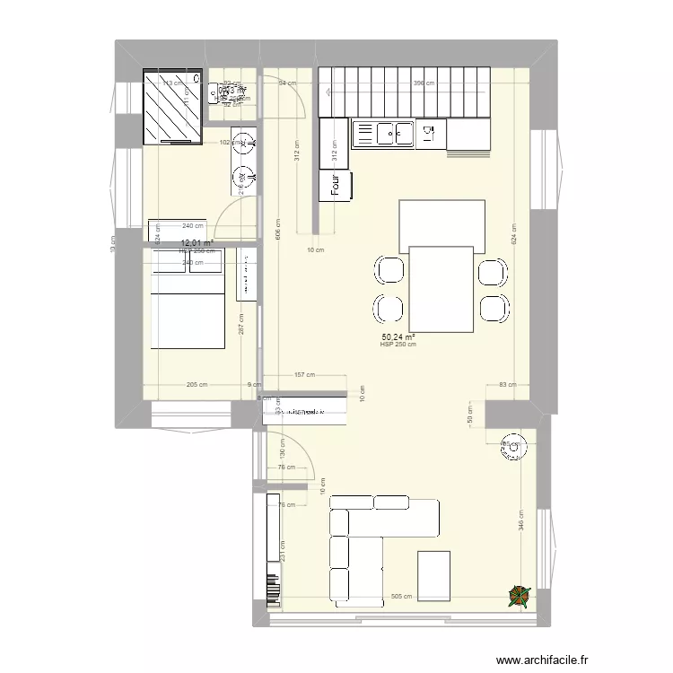 RDC Project GOFFIC sans jardin. Plan de 