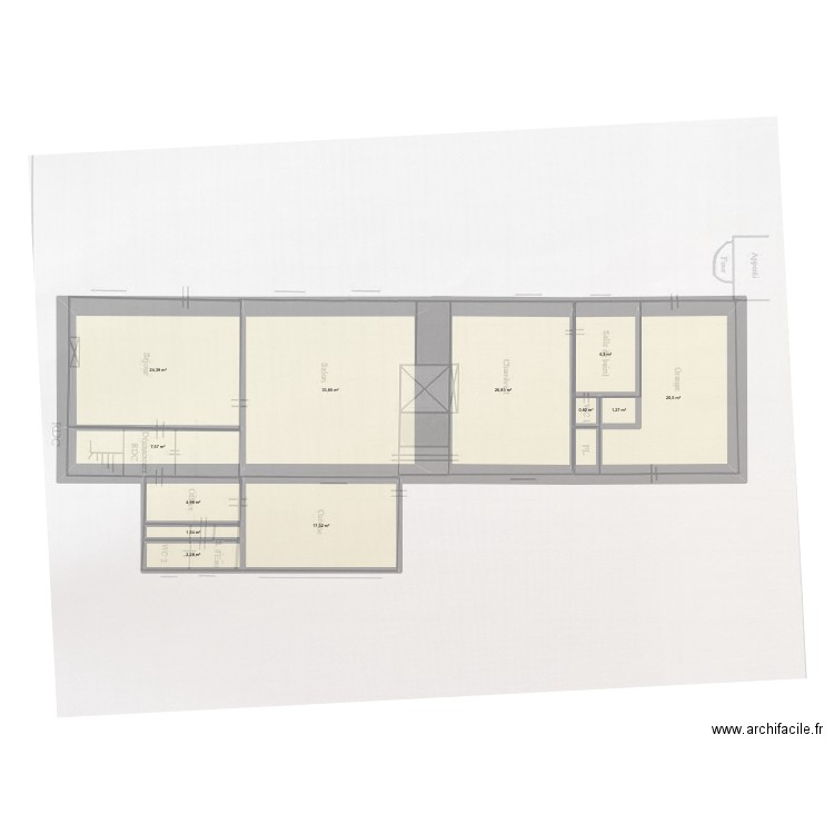 Champroux 1. Plan de 0 pièce et 0 m2