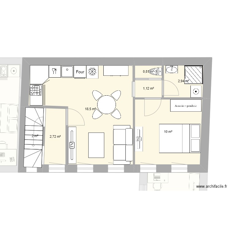 saint quentin rénové. Plan de 0 pièce et 0 m2