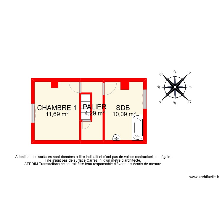 BI 11505 ETAGE 1. Plan de 0 pièce et 0 m2