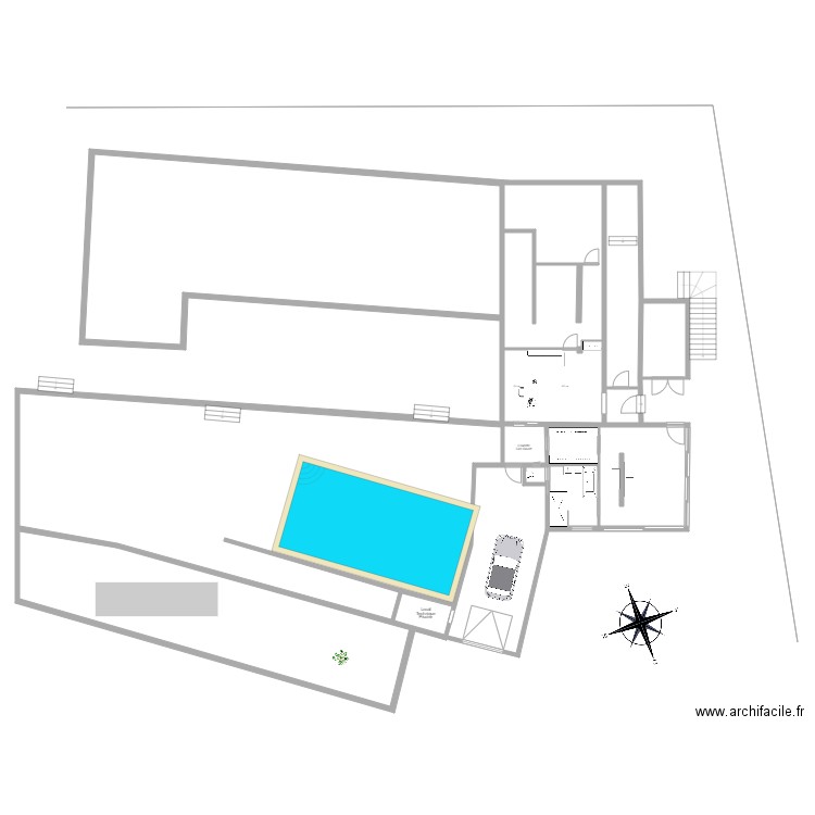 Chambre 5 V1.3. Plan de 9 pièces et 731 m2