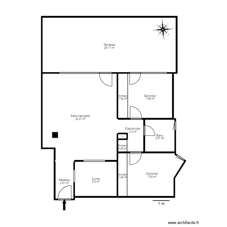 ED MIRAVALL 7 3 CARRETERA ENGOLASTERS ESCALDES. Plan de 0 pièce et 0 m2