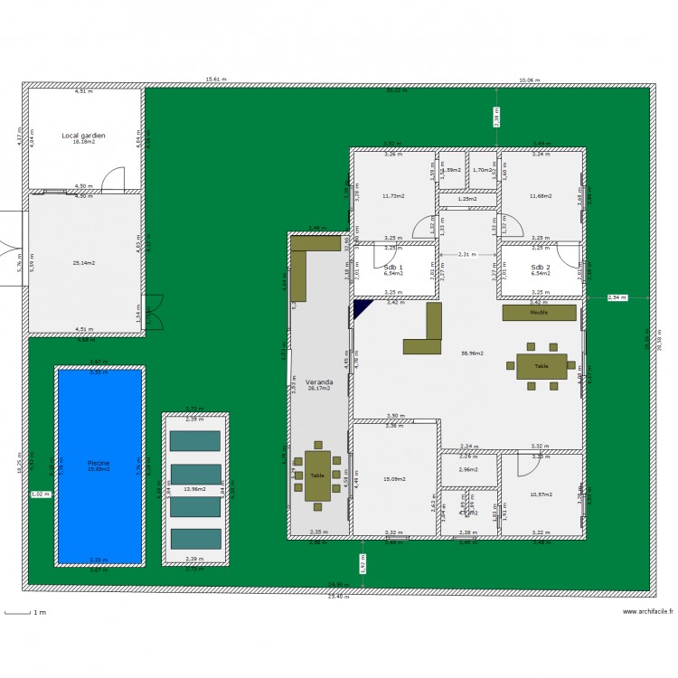 Maison_Senegal_adapté01. Plan de 0 pièce et 0 m2