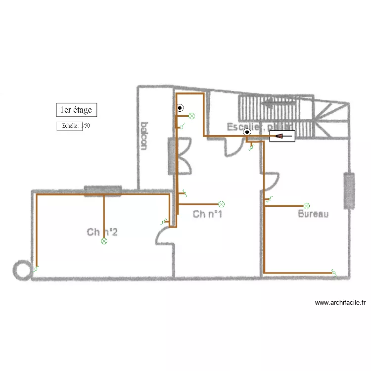 Aiguefonde 2 &eacute;lec. Plan de 