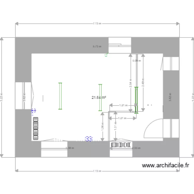BUREAU URBANISME VIDE AVANT. Plan de 