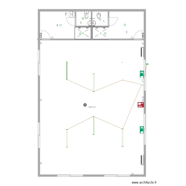 UFOLEP1. Plan de 0 pièce et 0 m2