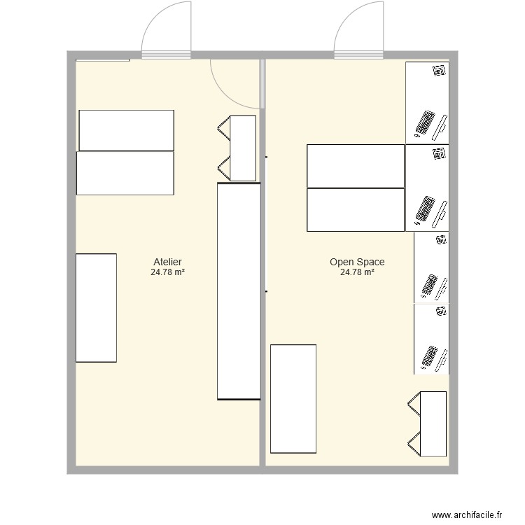 Salle Robotique. Plan de 0 pièce et 0 m2