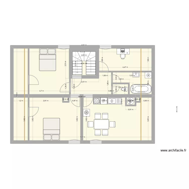 St Jeoire v2. Plan de 5 et 84 m² St Jeoire v2. Plan de 5 et 84 m²