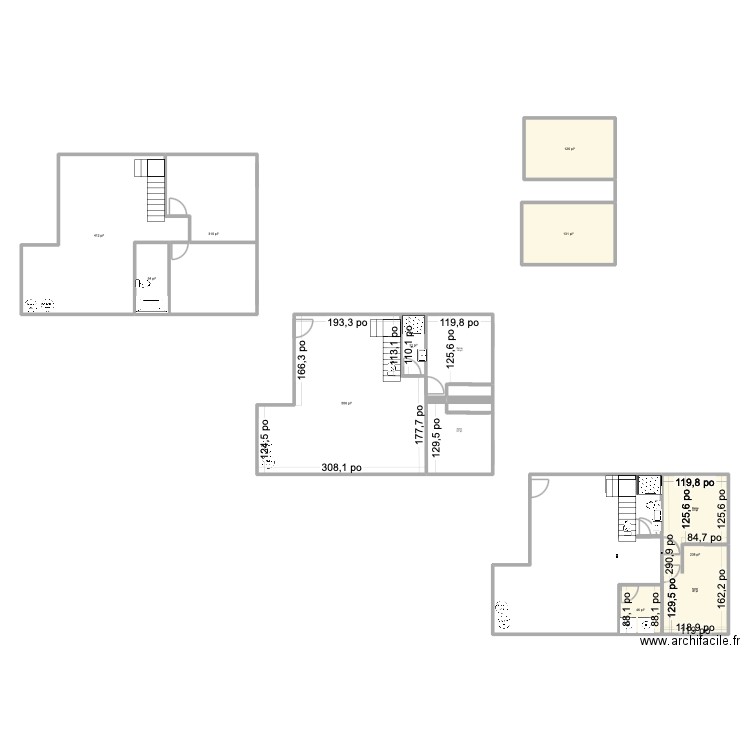 2e Ave sous sol 3. Plan de 10 pièces et 193 m2