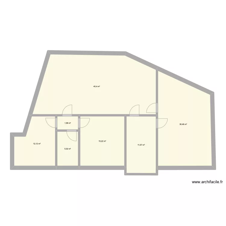 Bureau Saint Eloy Les Mines. Plan de 